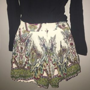 Colorful Printed Shorts